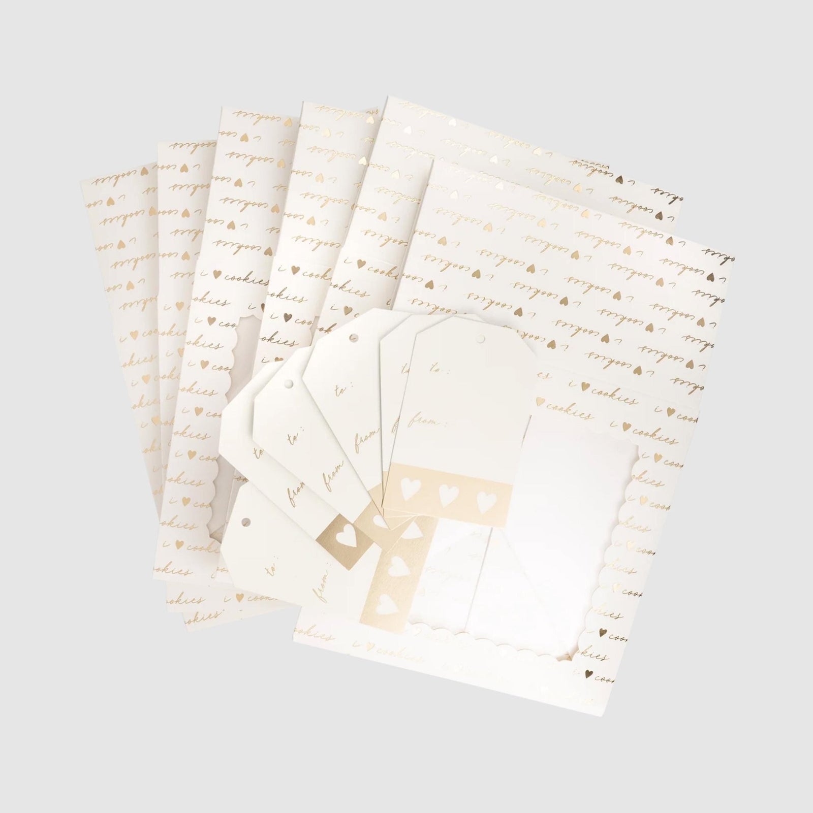 I Love Cookie Boxes 6ct - Stesha Party