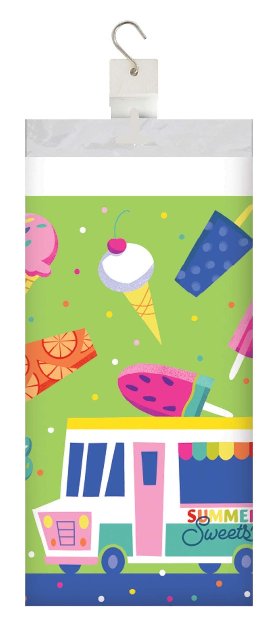 Ice Cream Party Paper Tablecloth - Stesha Party