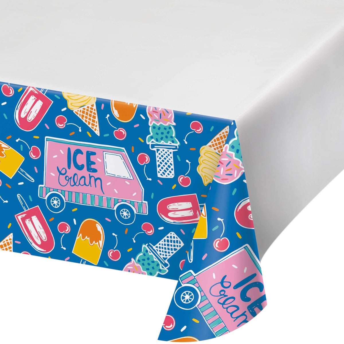 Ice Cream Party Tablecloth - Stesha Party