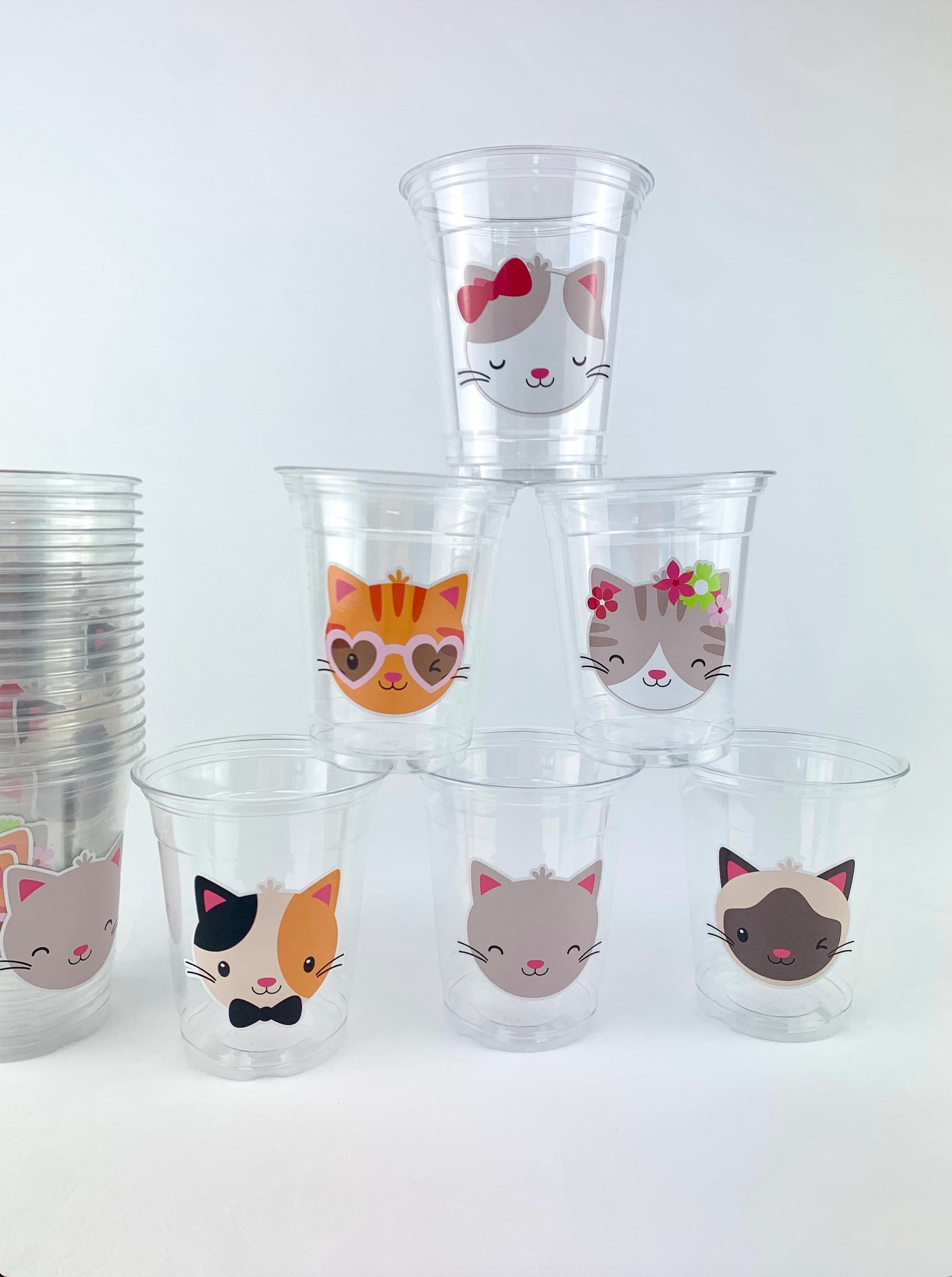 Kitten Face Party Cups