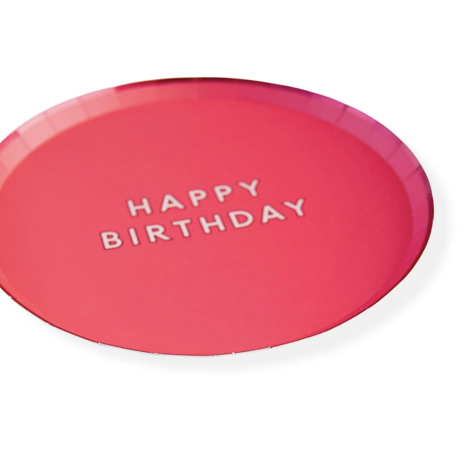 Hot Pink Birthday Dessert Plates 8ct - Girl Birthday, Gymnastics Birthday, Flamingo, Pink Dinosaur Party, Watermelon Party, Paper Plates