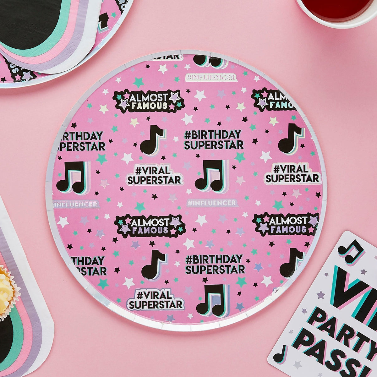 Influencer Party Plates - Stesha Party