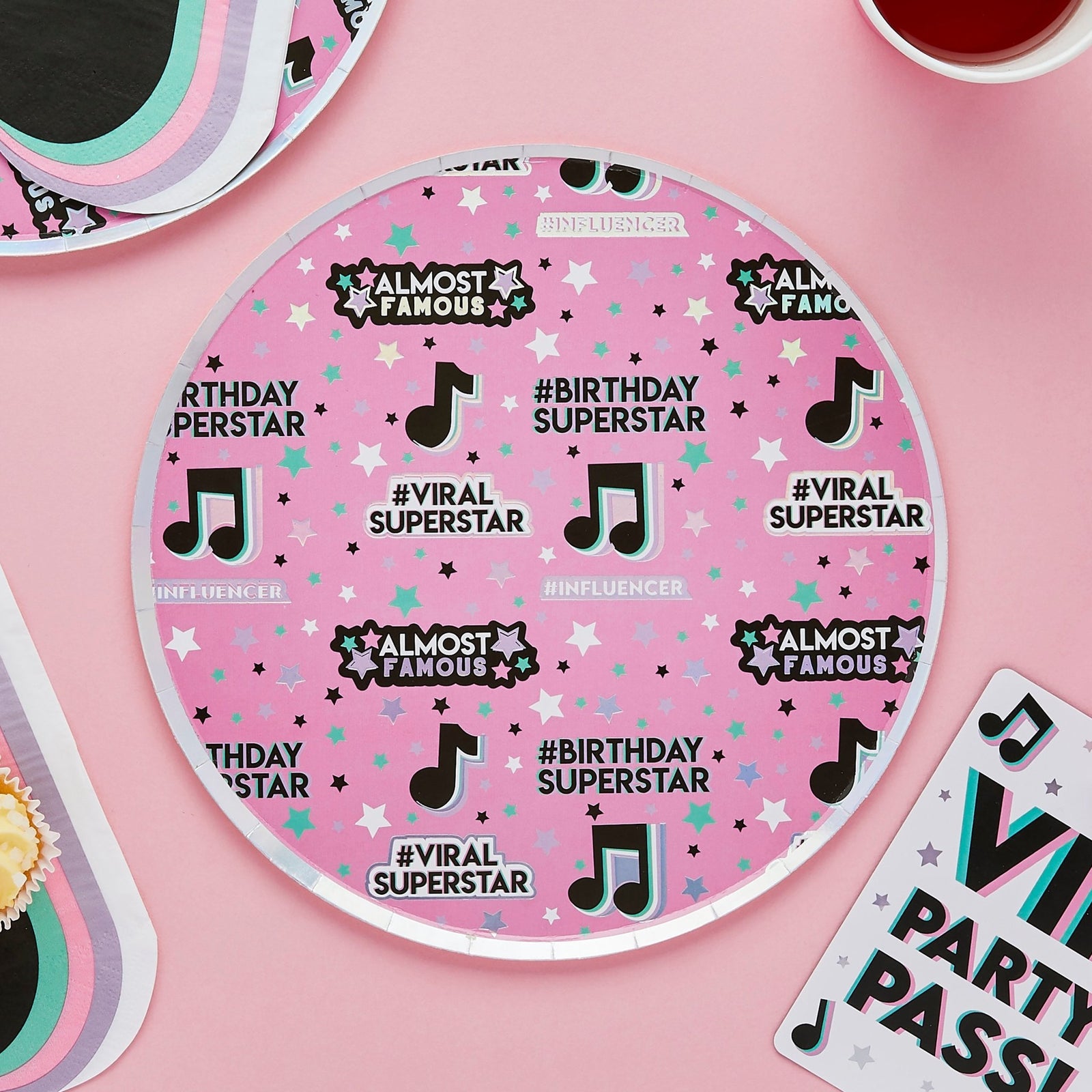 Influencer Party Plates - Stesha Party