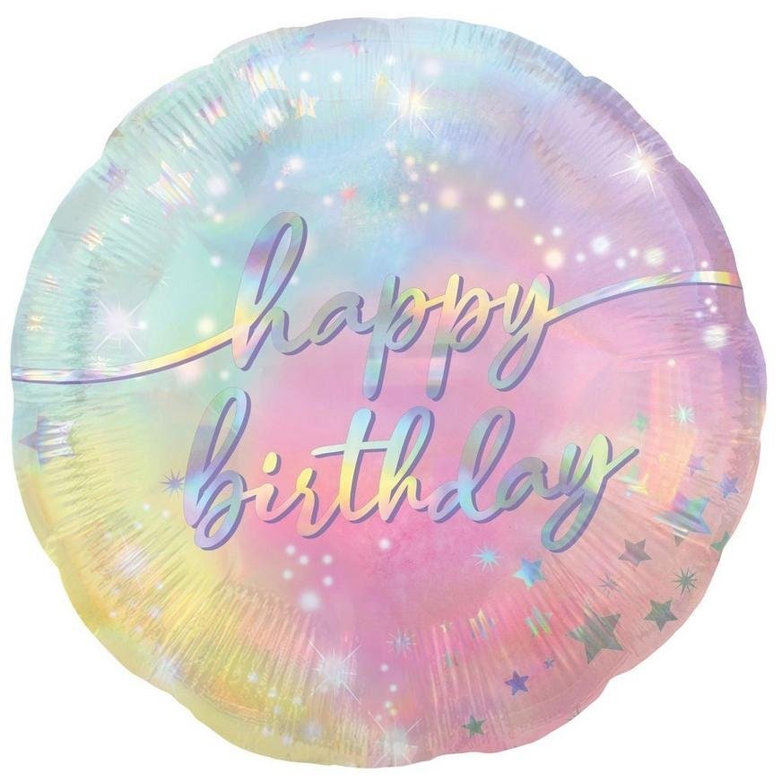 Iridescent Rainbow Balloon - Stesha Party