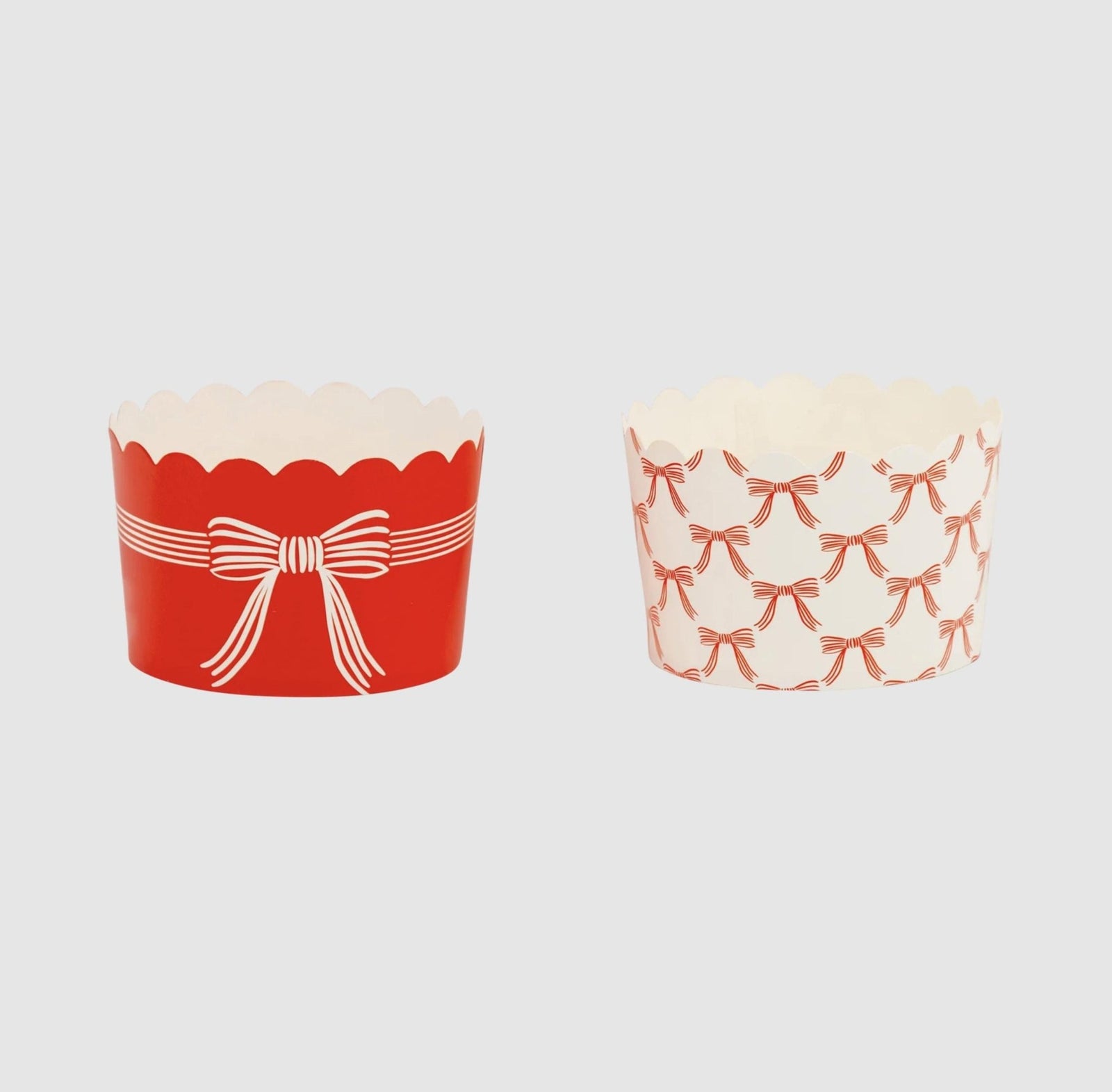 Jumbo Red Bow Treat Cups - Stesha Party