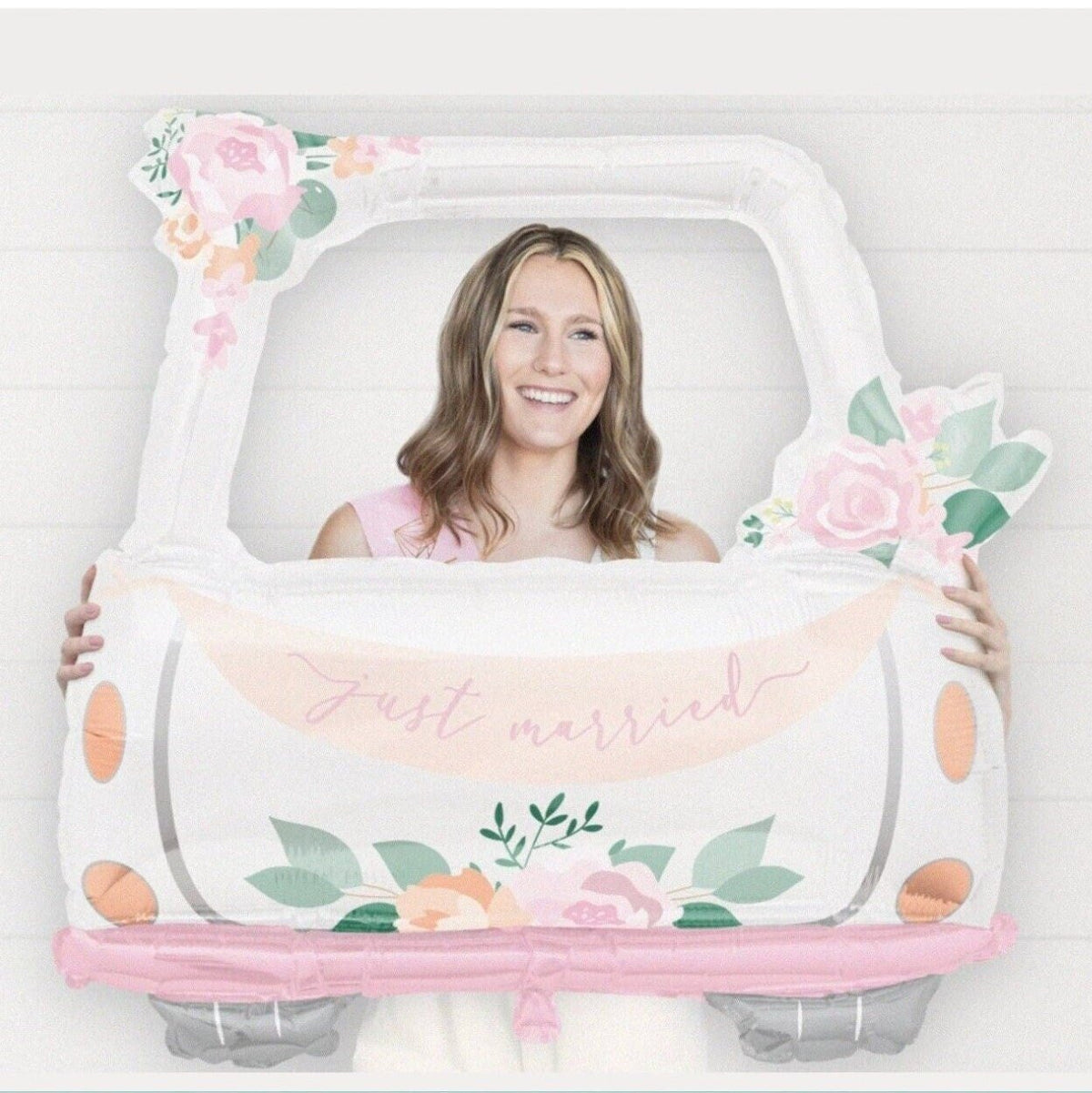 Just Married Car Balloon - Stesha Party