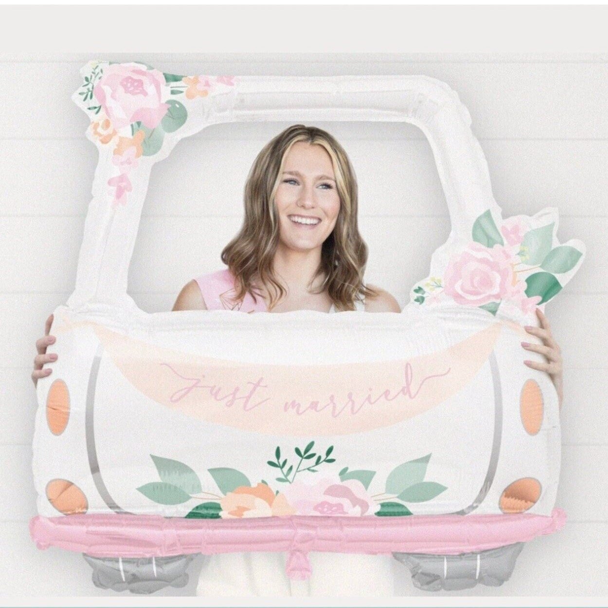 Just Married Car Balloon - Stesha Party