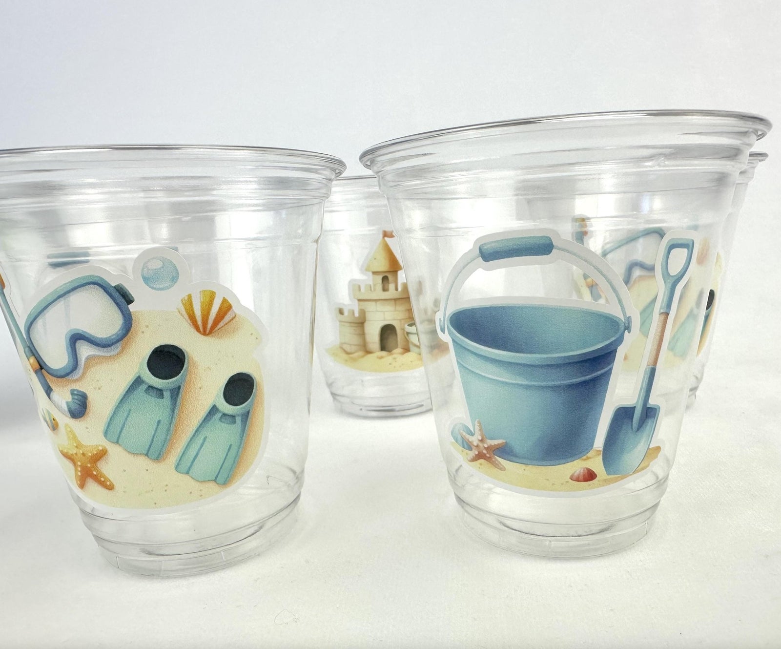Kids Beach Party Cups 24ct - Stesha Party