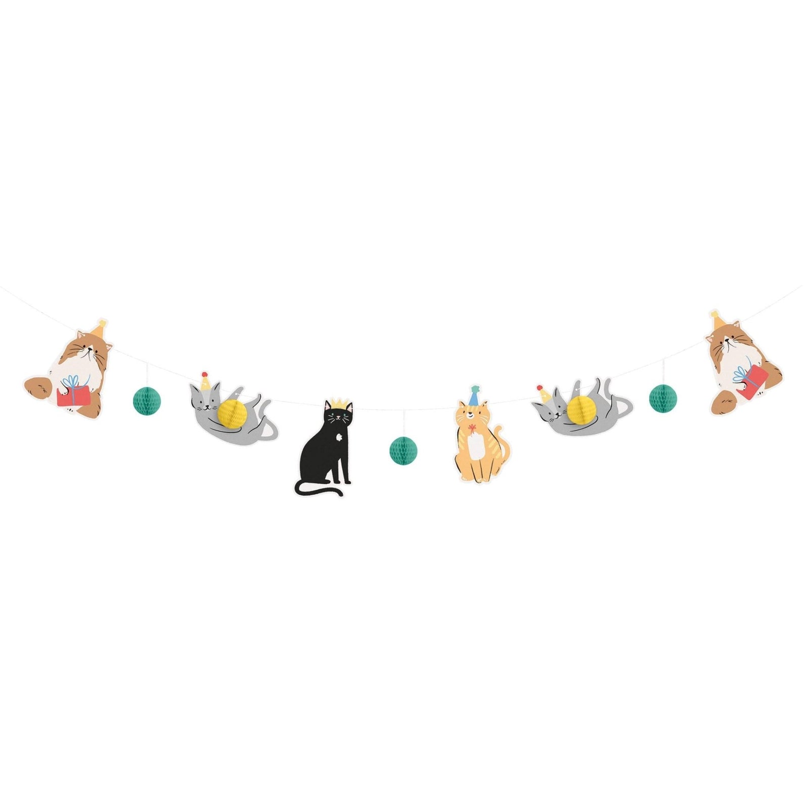Kitty Cat Birthday Banner 7ft - Stesha Party