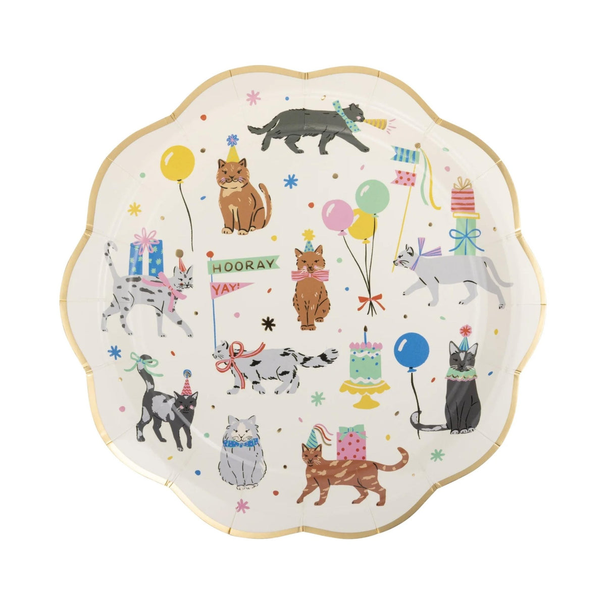 Kitty Cat Party Plates 8ct - Stesha Party