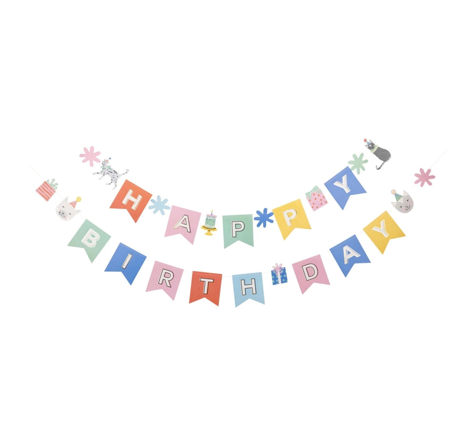 Kitty Happy Birthday Banner - Stesha Party