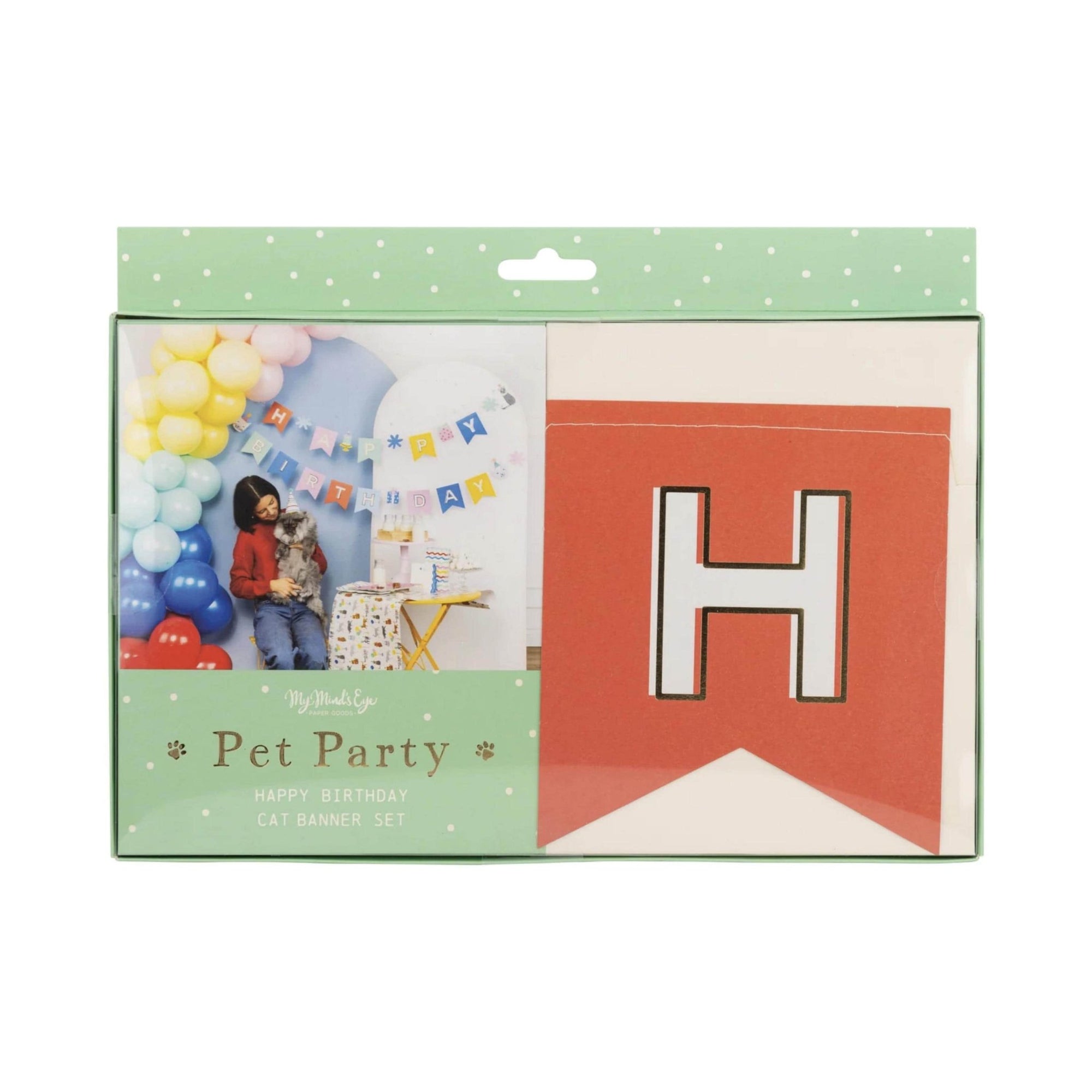 Kitty Happy Birthday Banner - Stesha Party