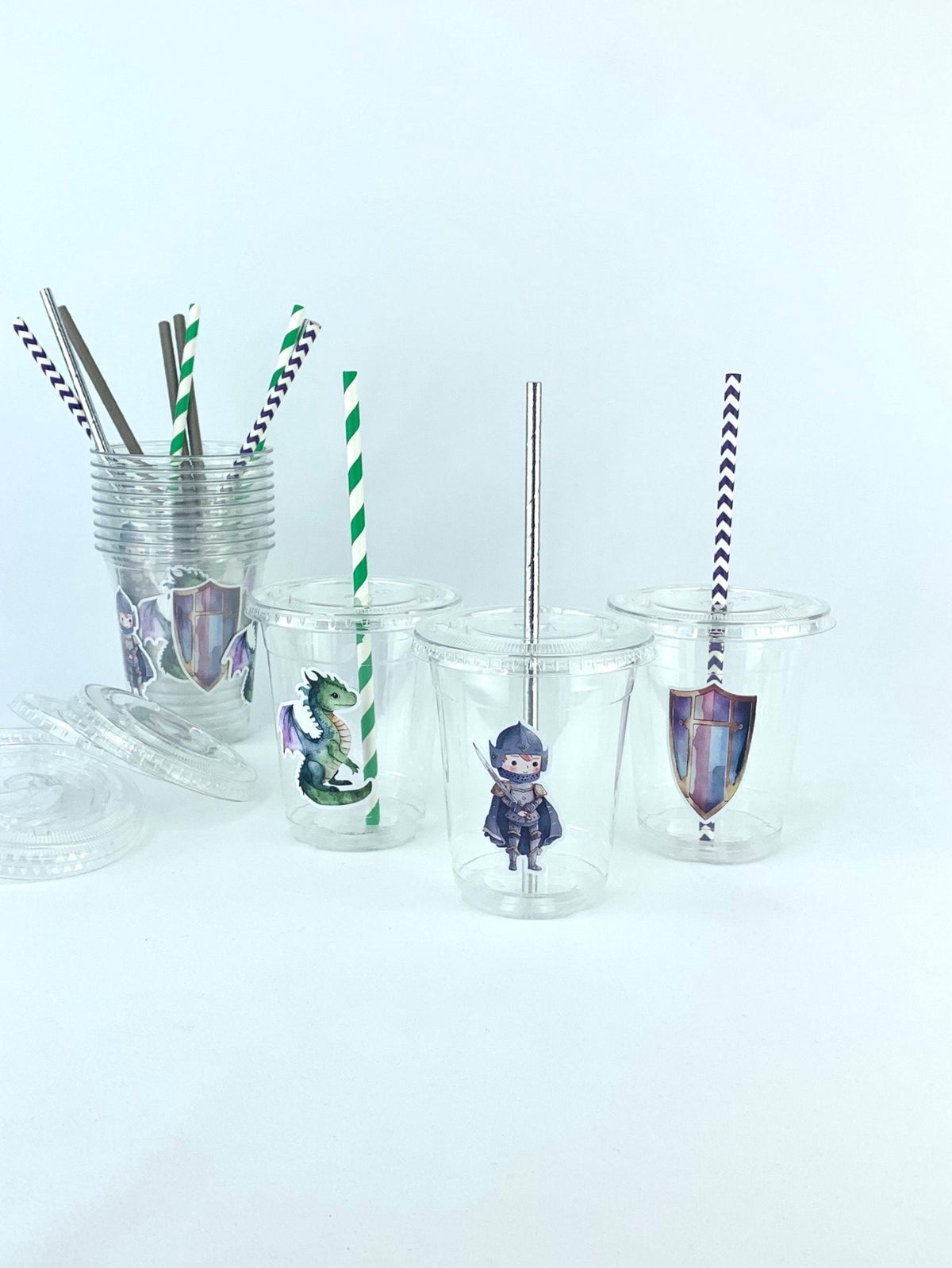 Knight Party Cups - Stesha Party