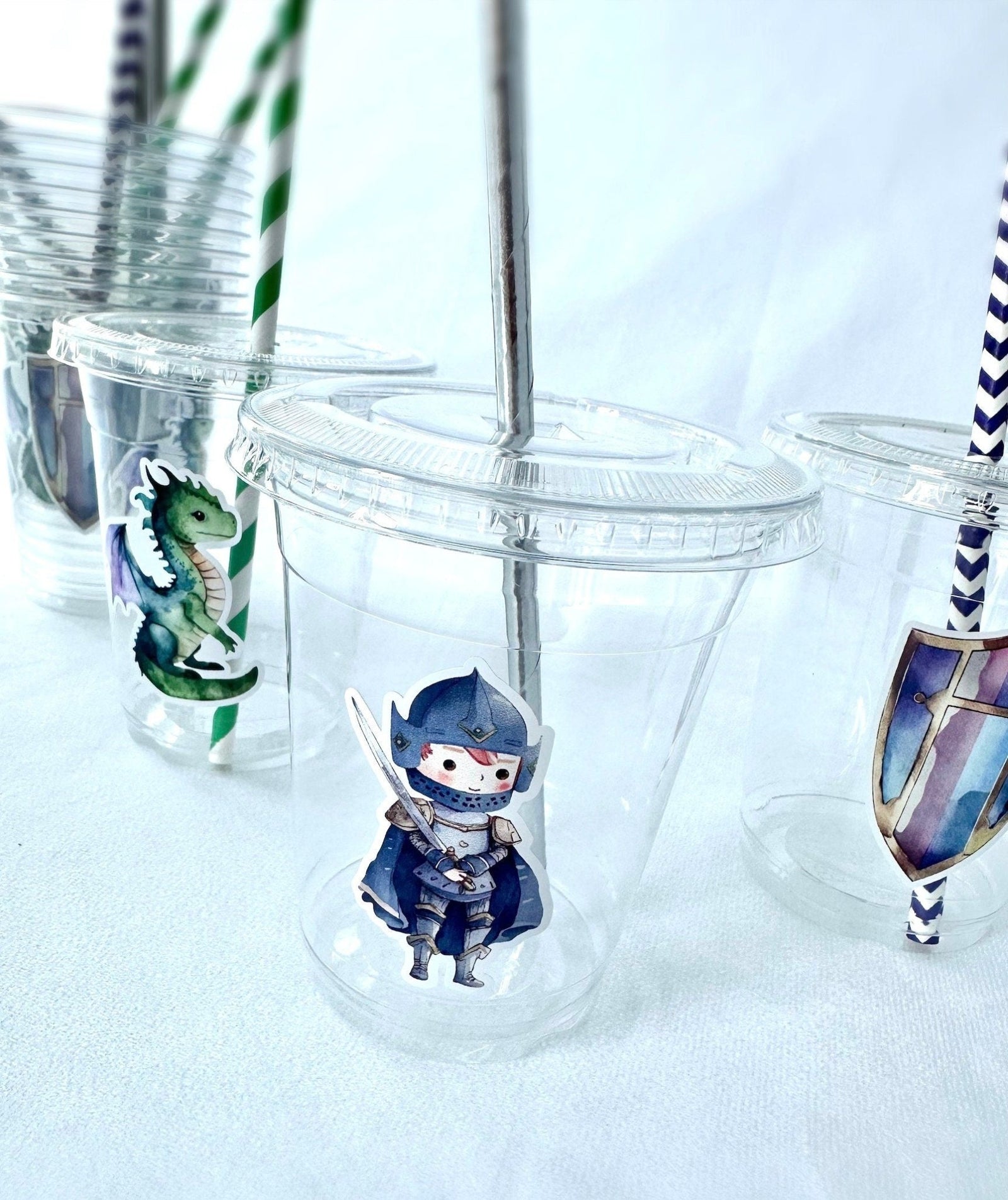 Knight Party Cups - Stesha Party