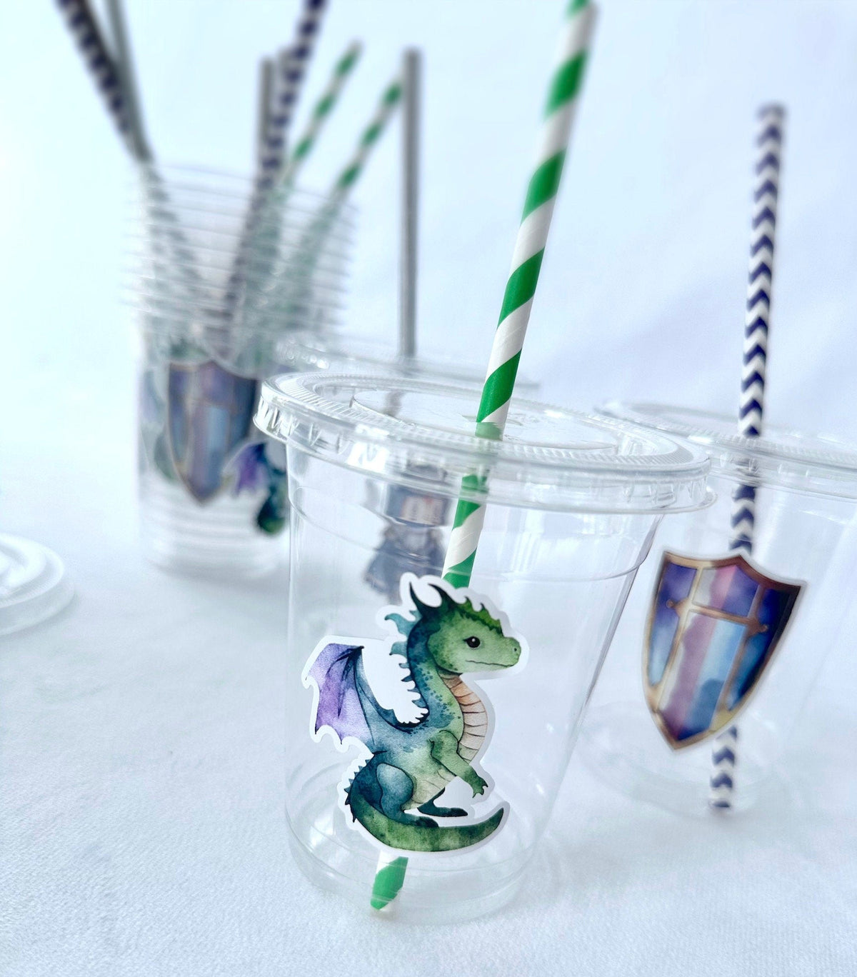 Knight Party Cups - Stesha Party