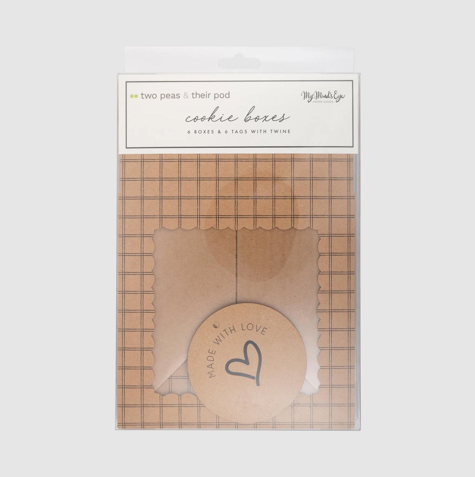 Kraft Cookie Boxes 6ct - Stesha Party