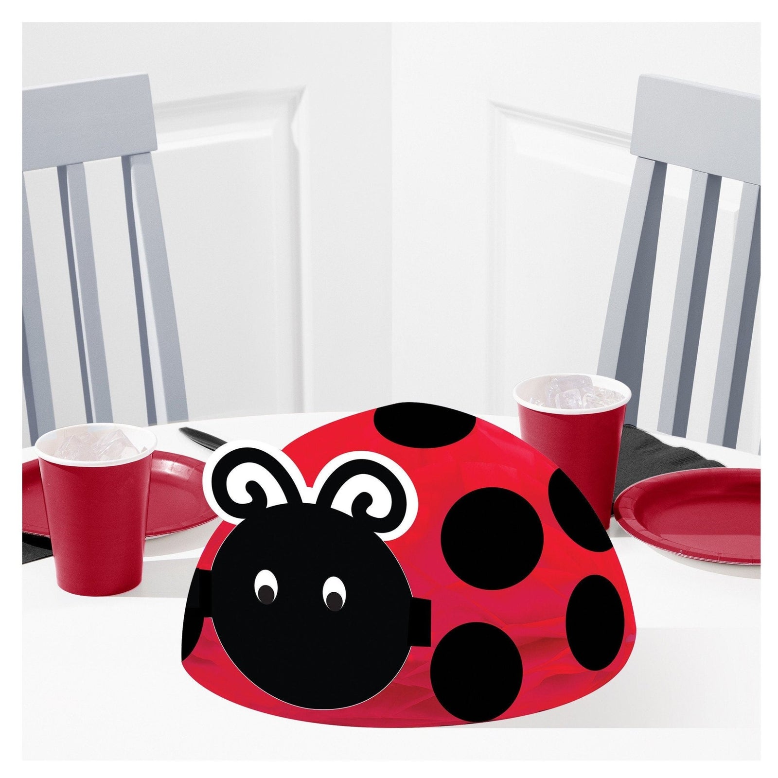 Ladybug Birthday Party Centerpiece - Stesha Party
