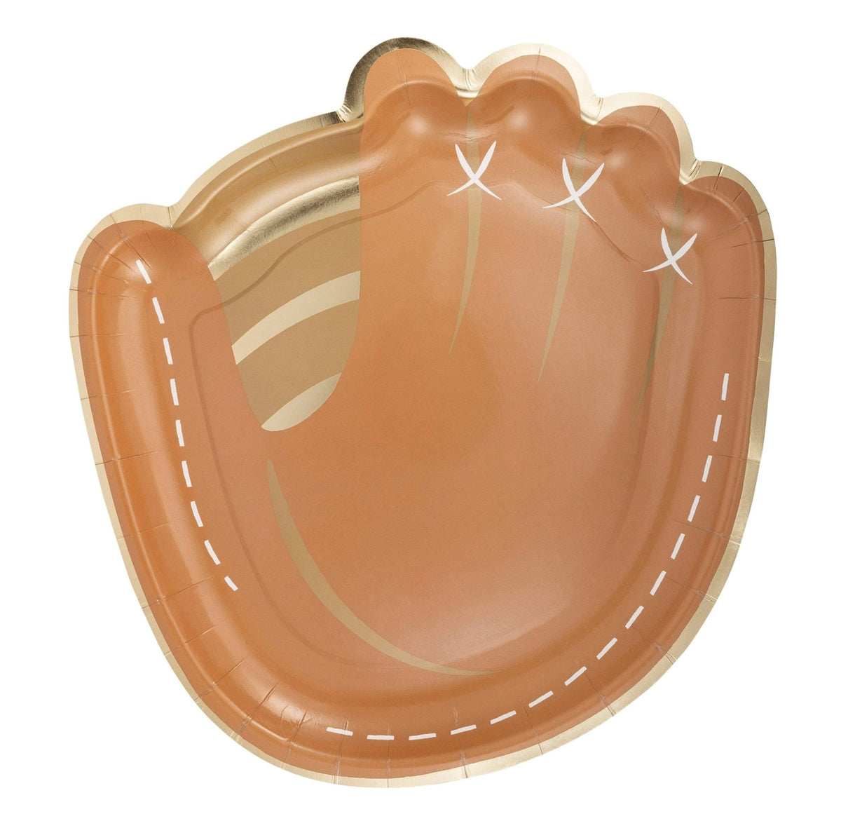 Large Baseball Glove Paper Plates - Stesha Party