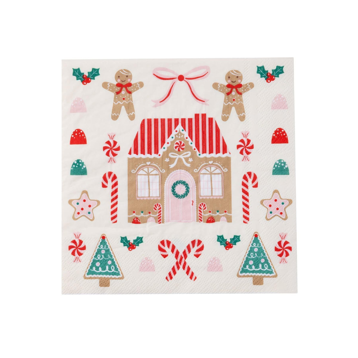 Large Gingerbread Napkins - Stesha Party