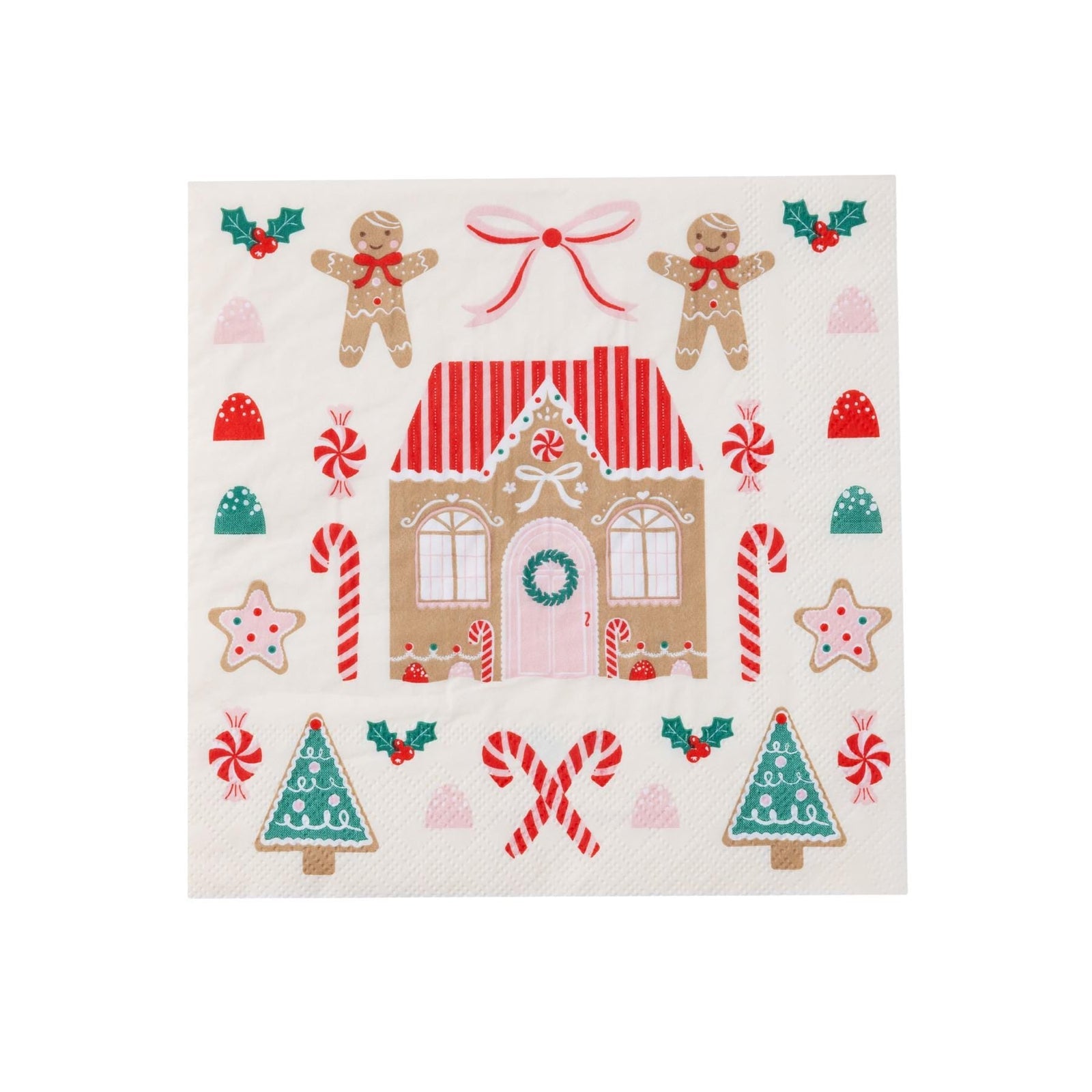 Large Gingerbread Napkins - Stesha Party