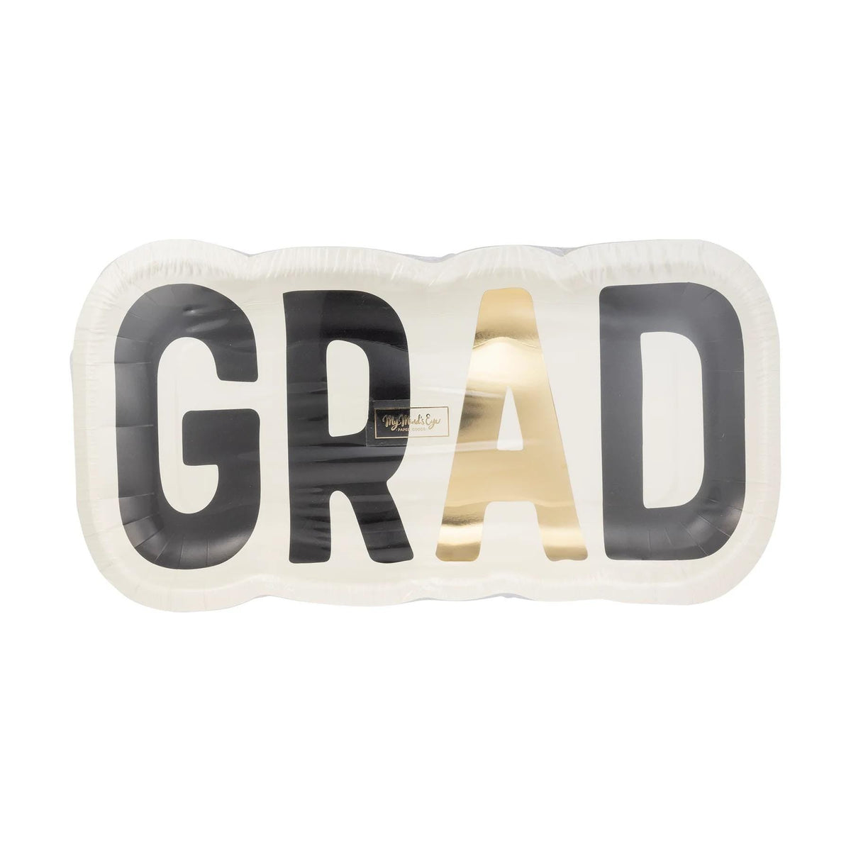 Large "GRAD" Paper Plates 8ct - Stesha Party