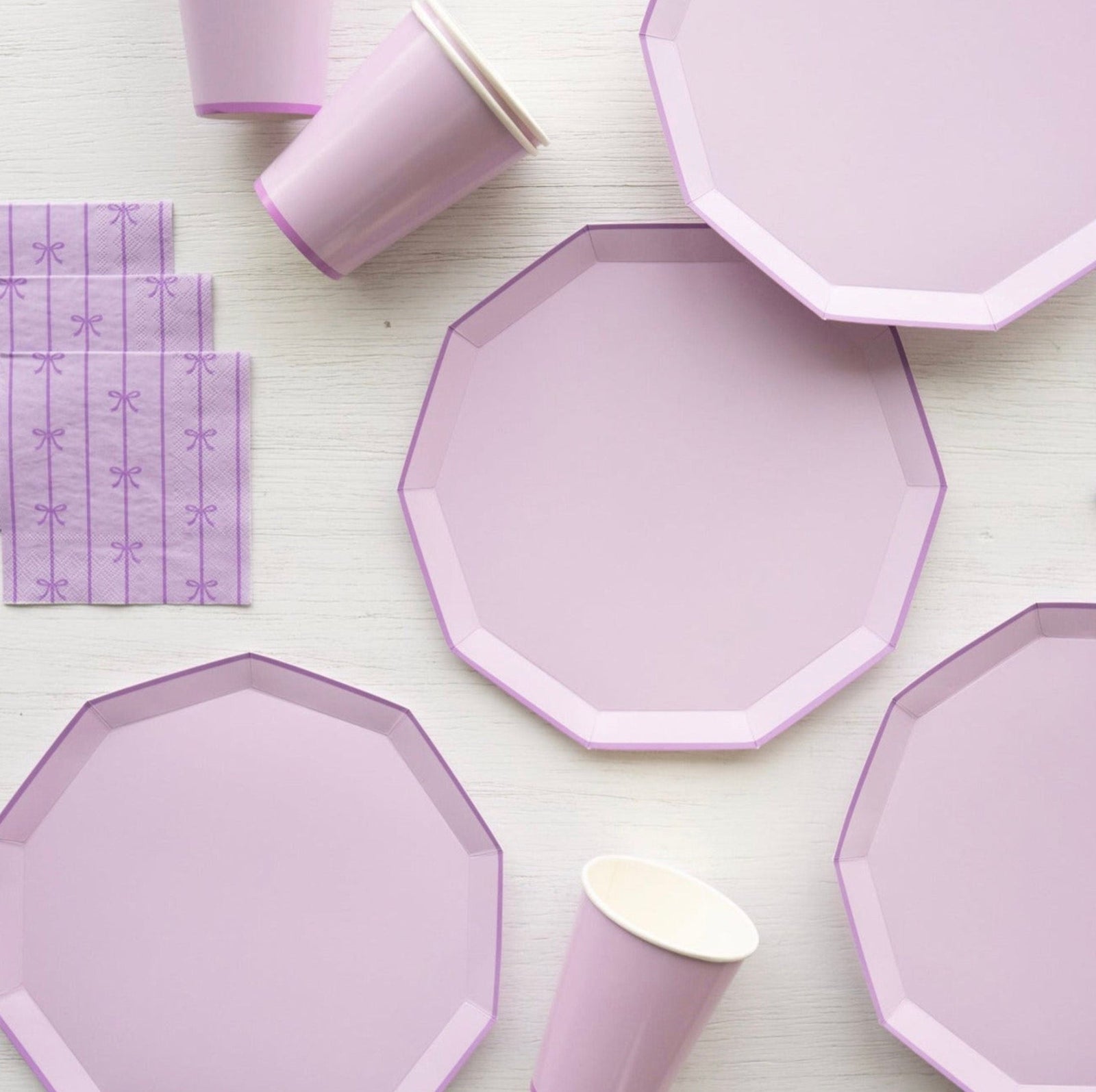 Lavender Party Plates 8ct - Stesha Party