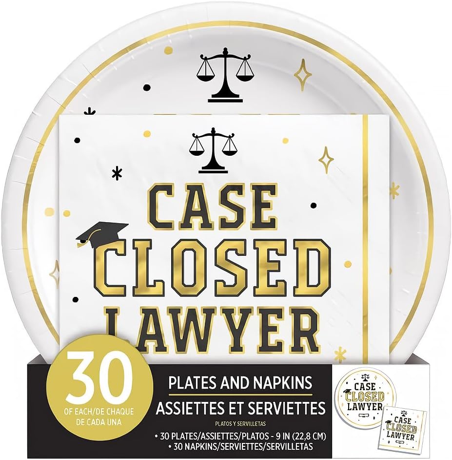 Law School Lawyer Graduation Supplies - Stesha Party