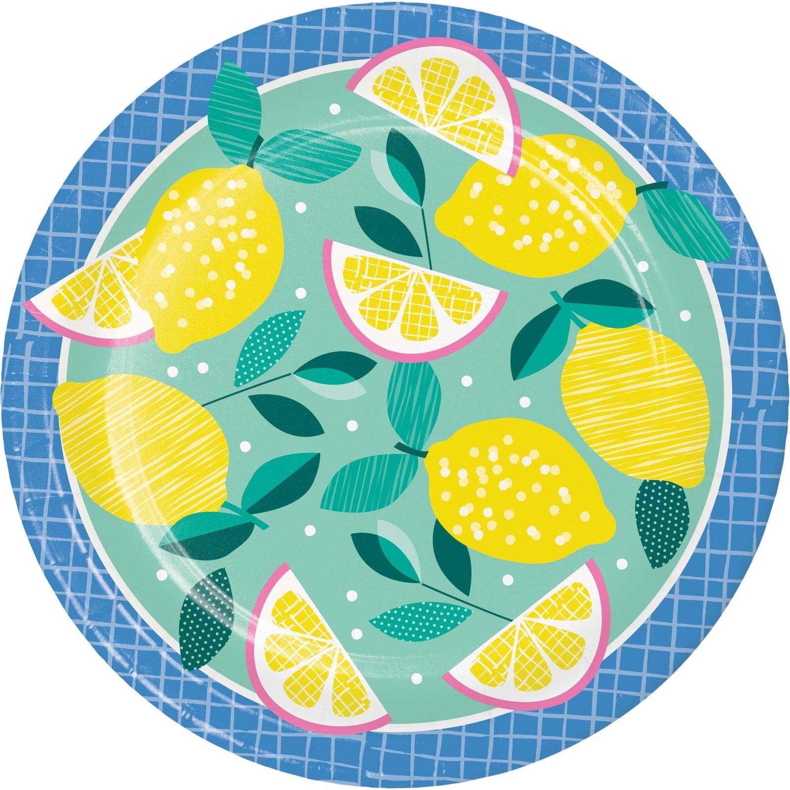 Lemon Garden Party Plates 8ct - Stesha Party