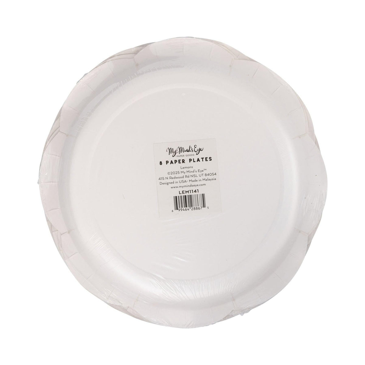 Lemon Scatter Plates 8ct - Stesha Party