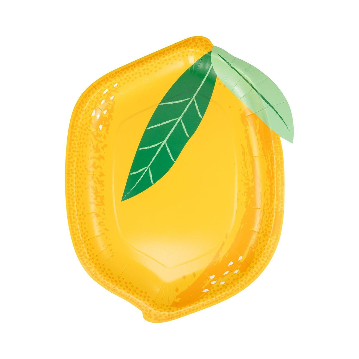 Lemon Shaped Plates 8ct - Stesha Party
