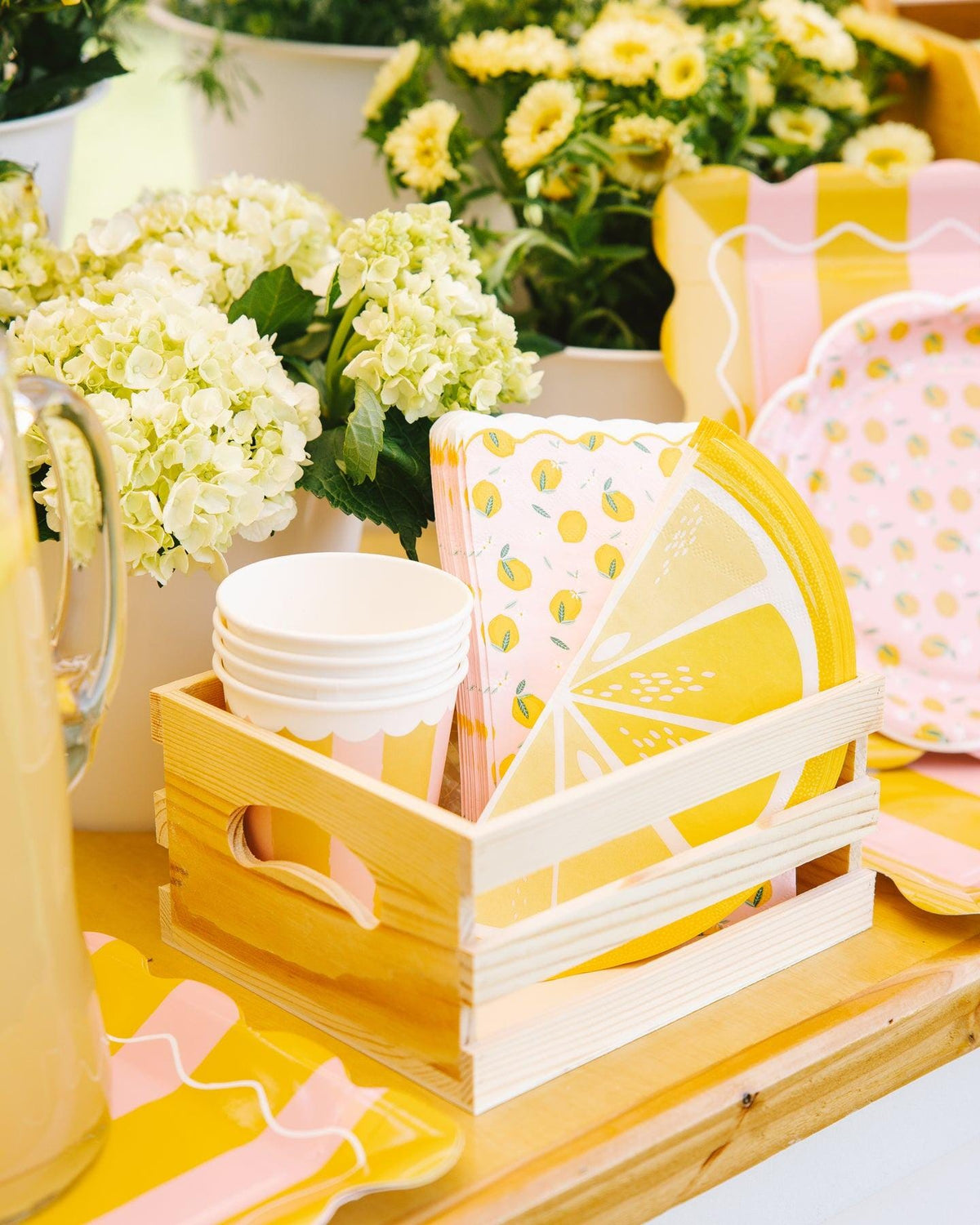 Lemon Slice Napkins 24ct - Stesha Party