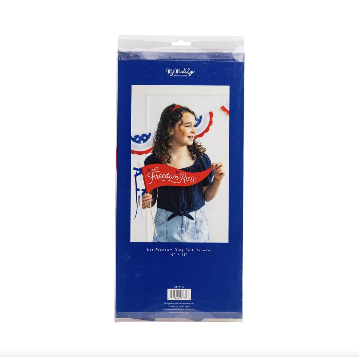 Let Freedom Ring Pennant Flag 16" - Stesha Party