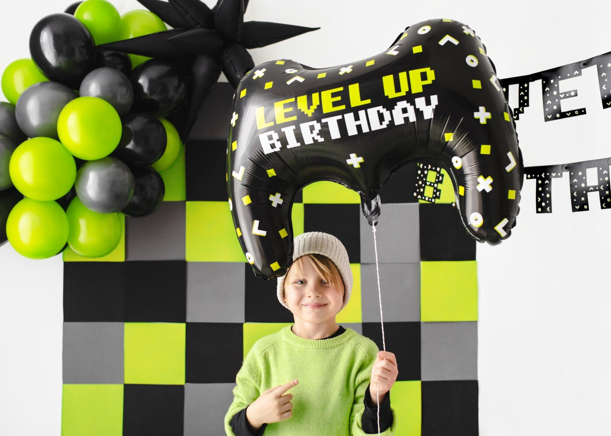 Level Up Birthday Balloon - Stesha Party