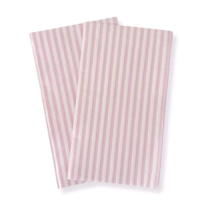 Light Pink Stripe Napkins 24ct - Stesha Party