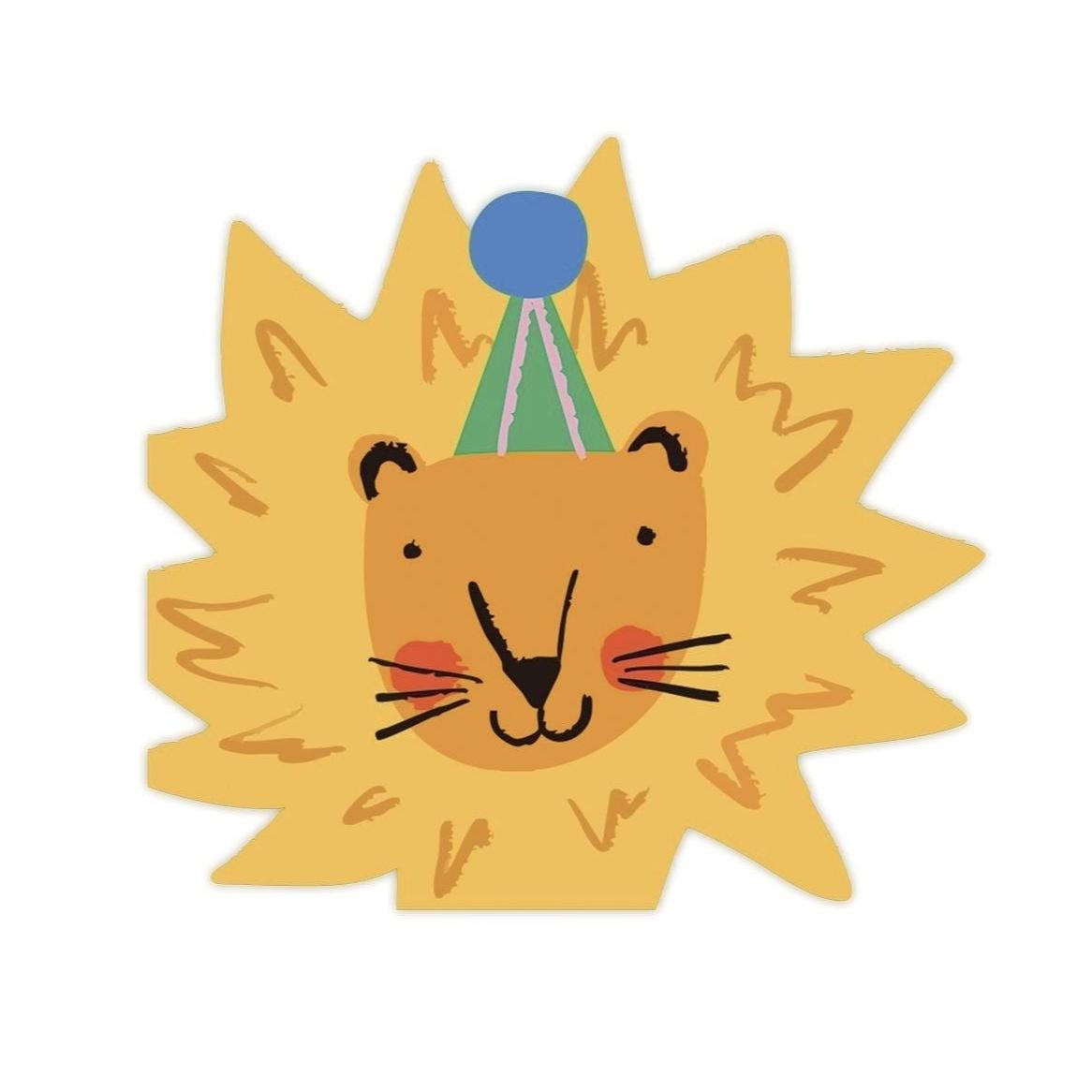 Lion Shaped Napkins 24ct - Stesha Party