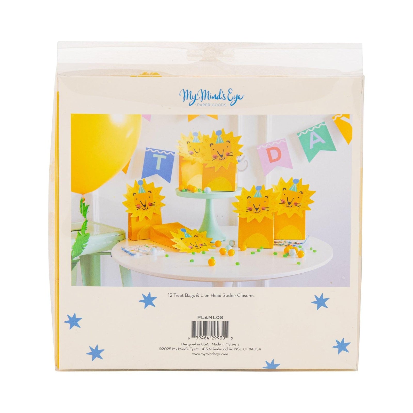 Lion Treat Bags 12ct - Stesha Party