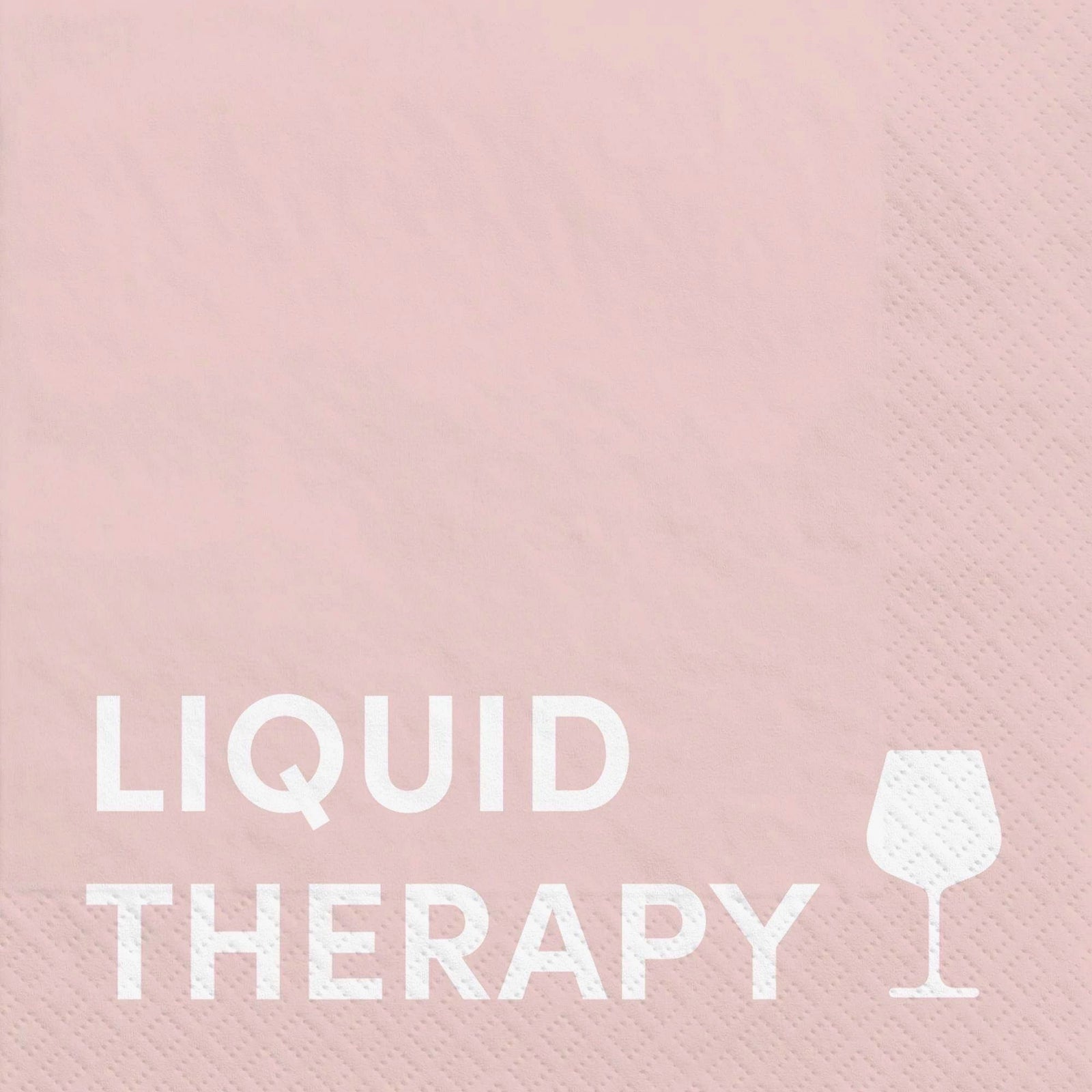 Liquid Therapy Wine Napkins - Stesha Party