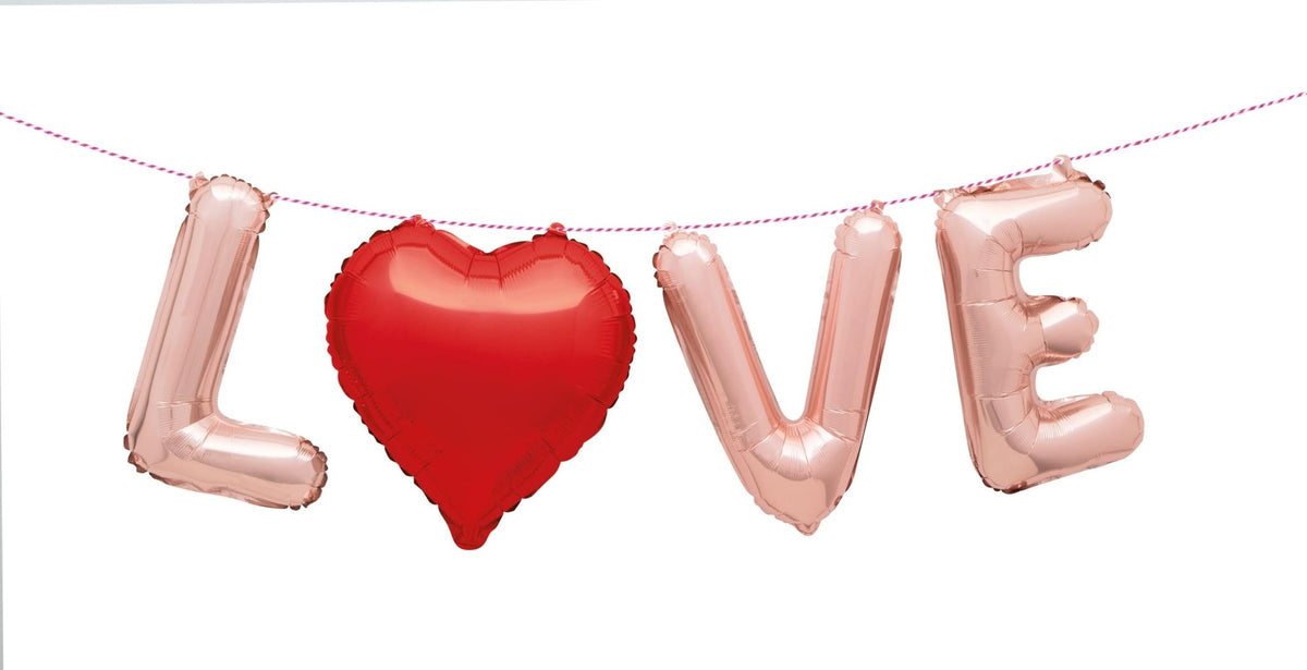 Love Balloon Banner - Stesha Party