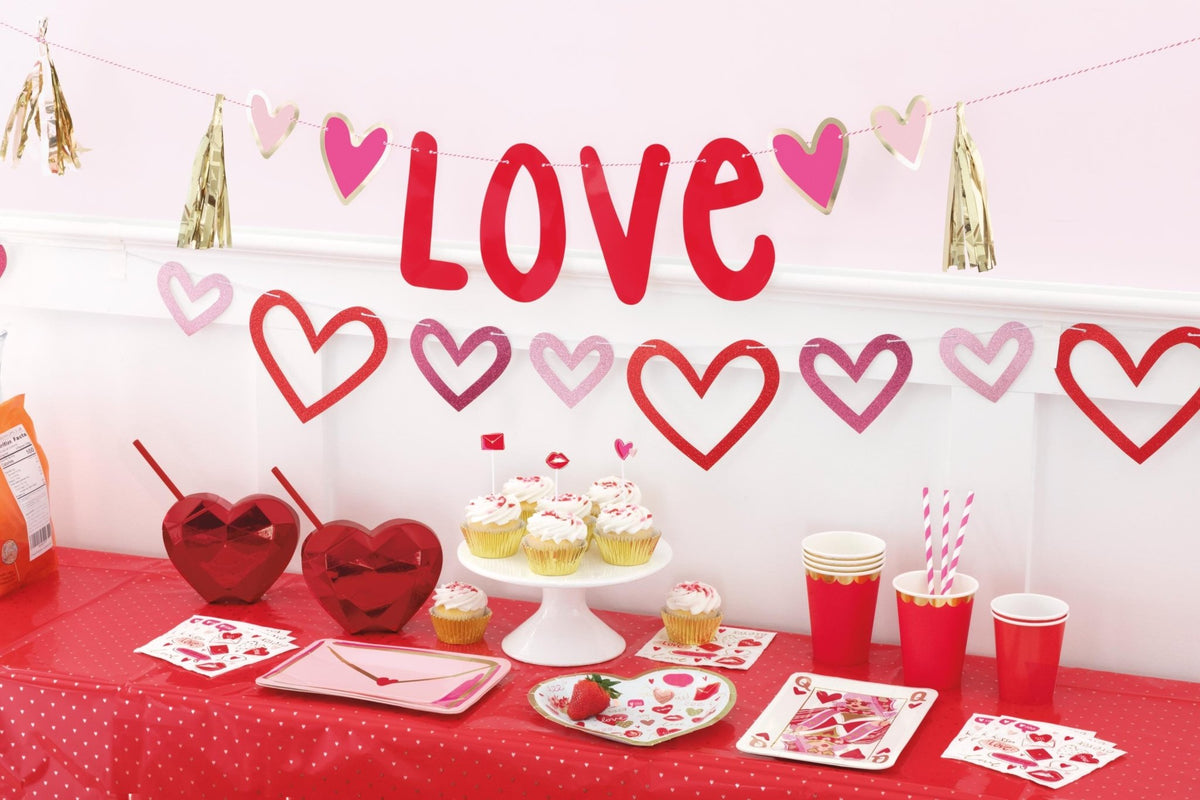 Love Letter Party Plates - Stesha Party