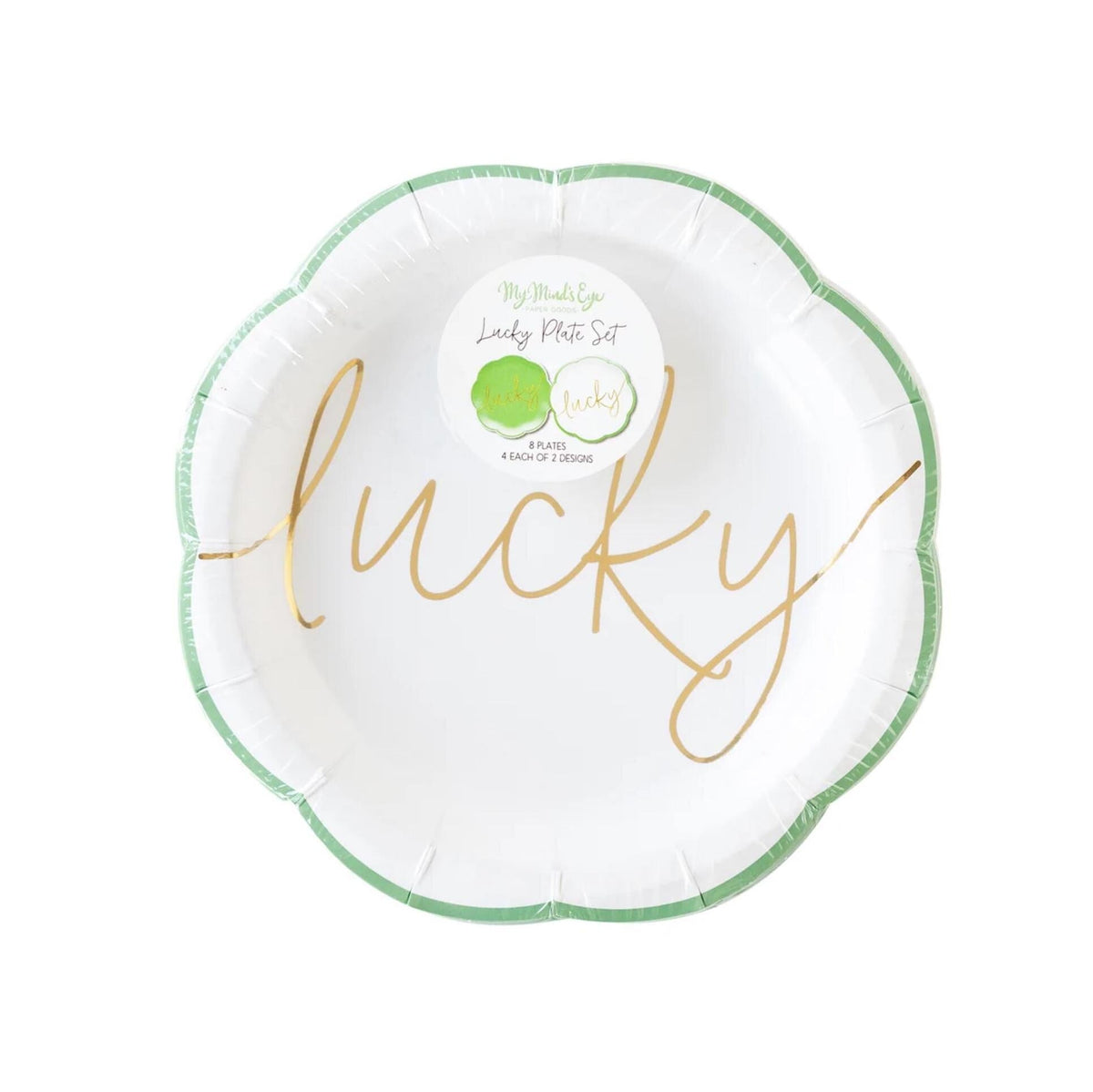 Lucky Dessert Plates - Stesha Party