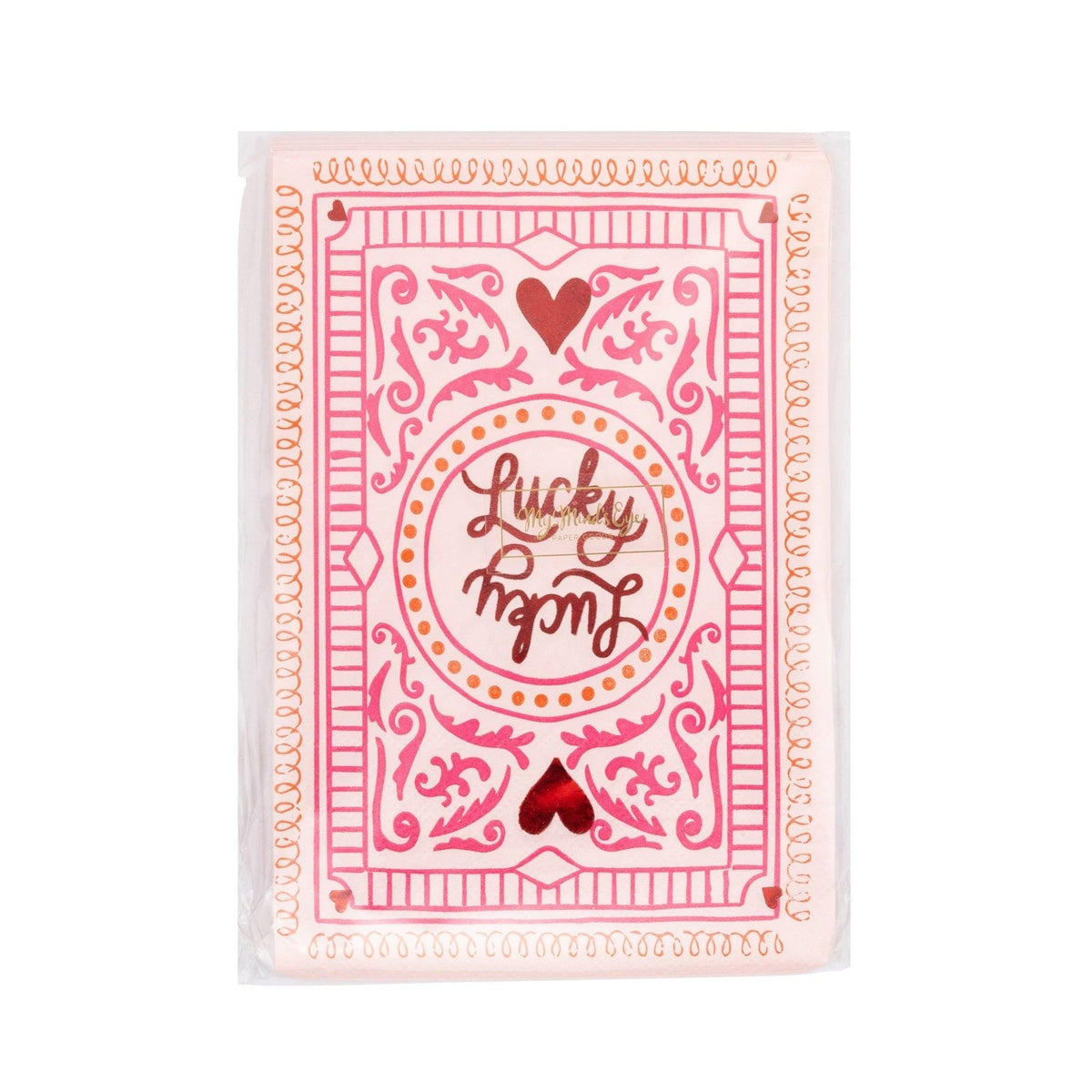 Lucky in Love Cocktail Napkins 18ct - Stesha Party