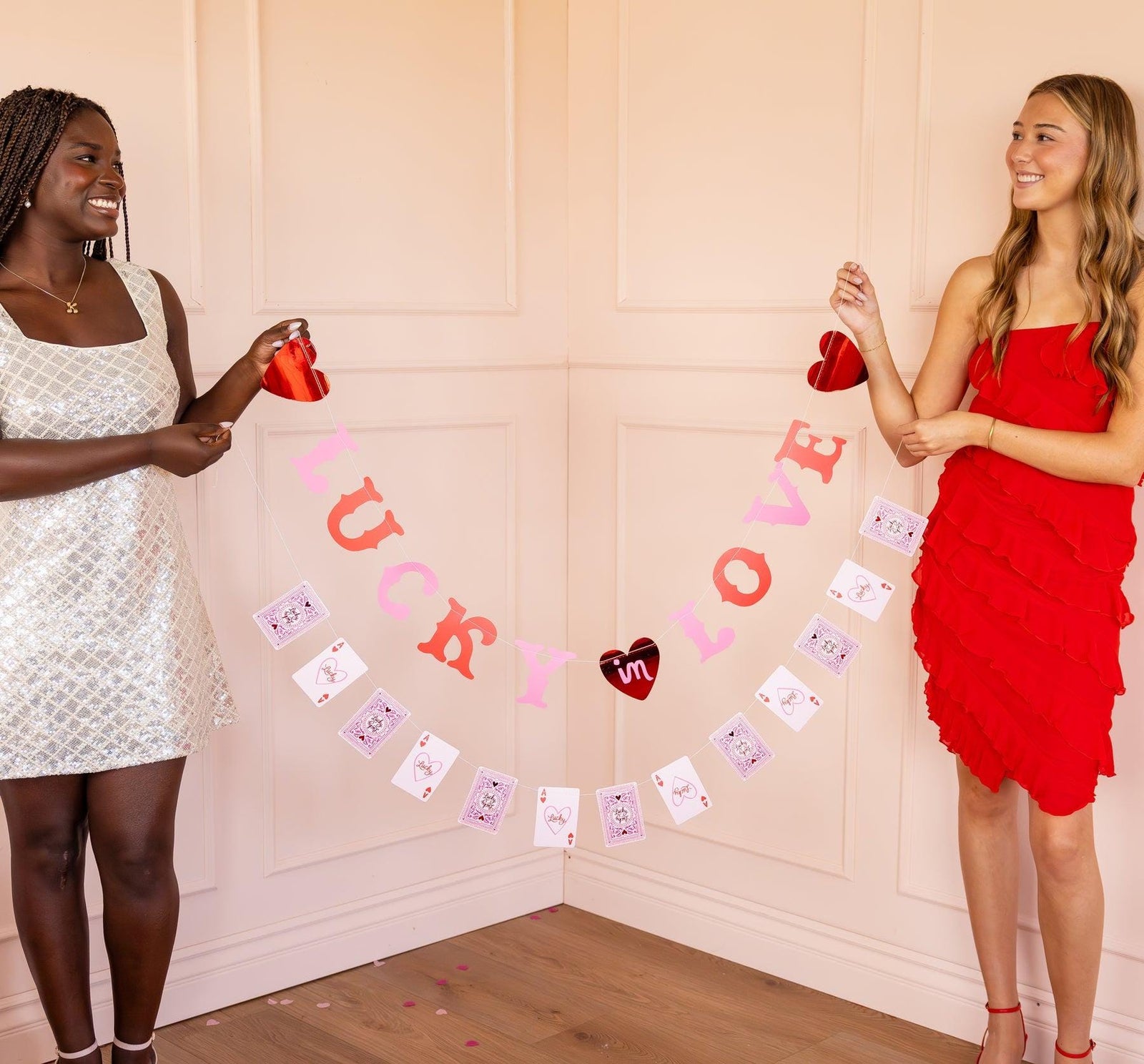 Lucky in Love Party Banner Set - Stesha Party