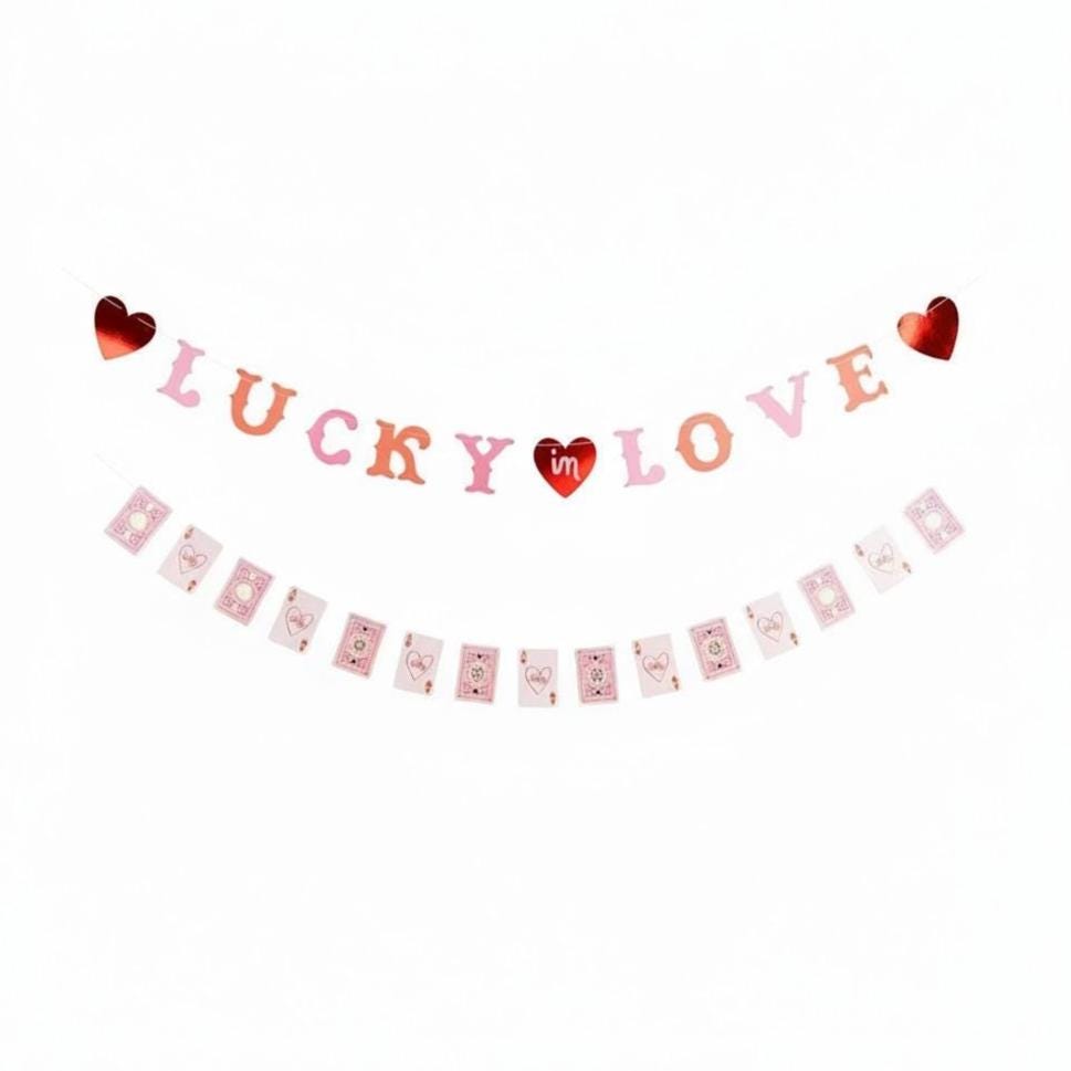 Lucky in Love Party Banner Set - Stesha Party