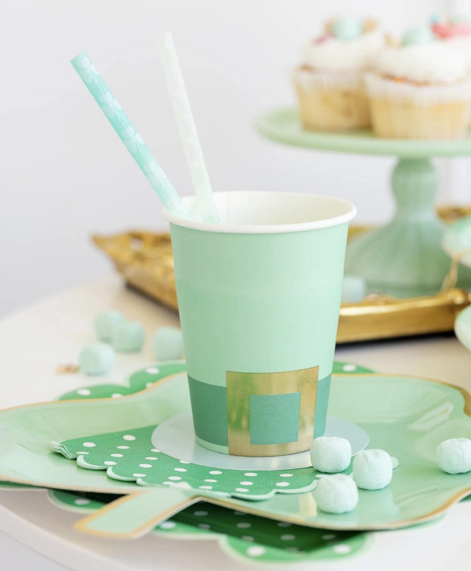 Lucky Leprechaun Hat Party Cups - Stesha Party