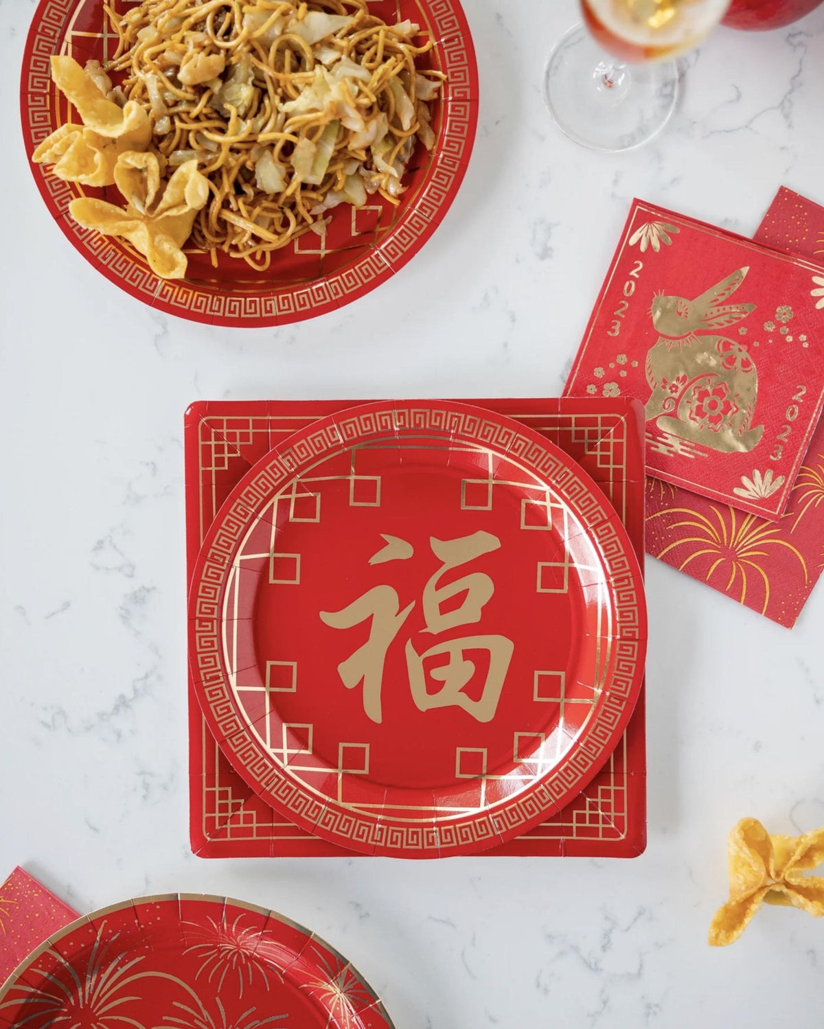 Lunar New Year Plates - Stesha Party