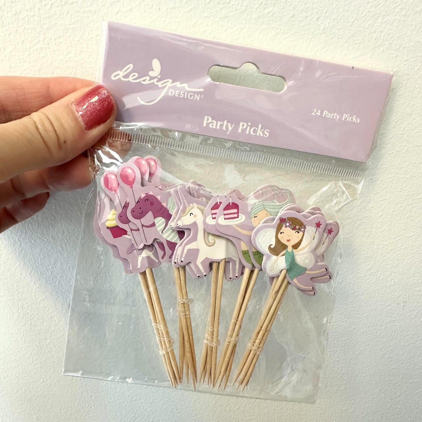 Magical Birthday Cupcake Picks 24ct - Stesha Party