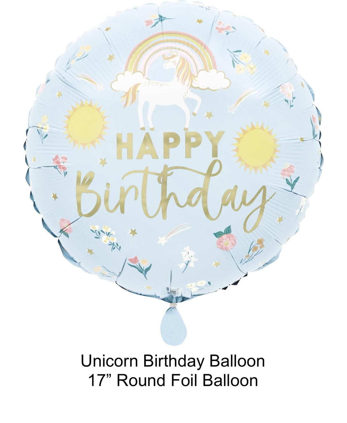 Magical Unicorn Birthday Balloon 17" - Stesha Party