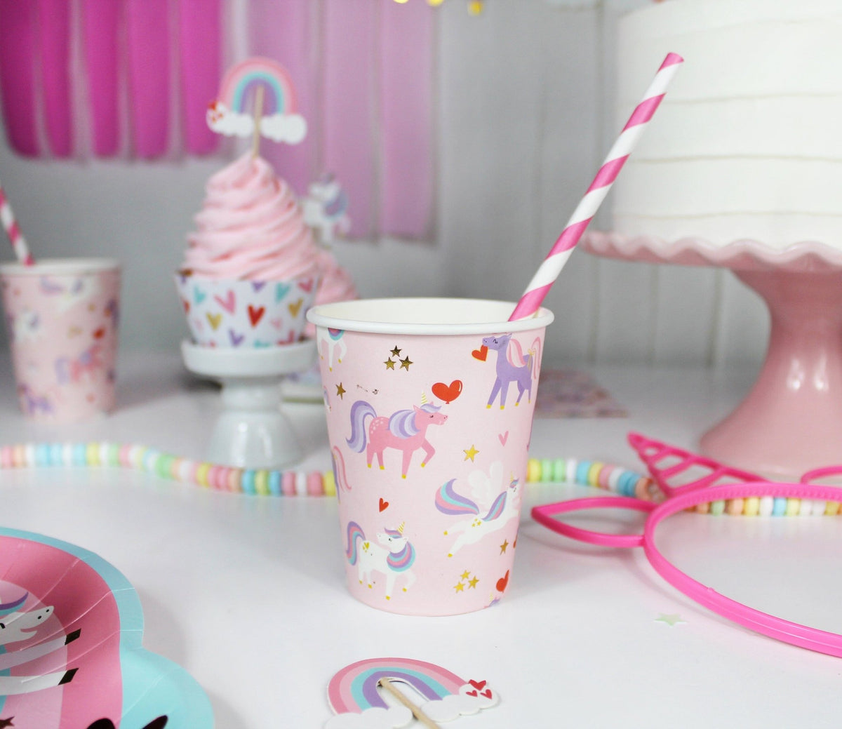 Magical Unicorn Party Cups - Stesha Party