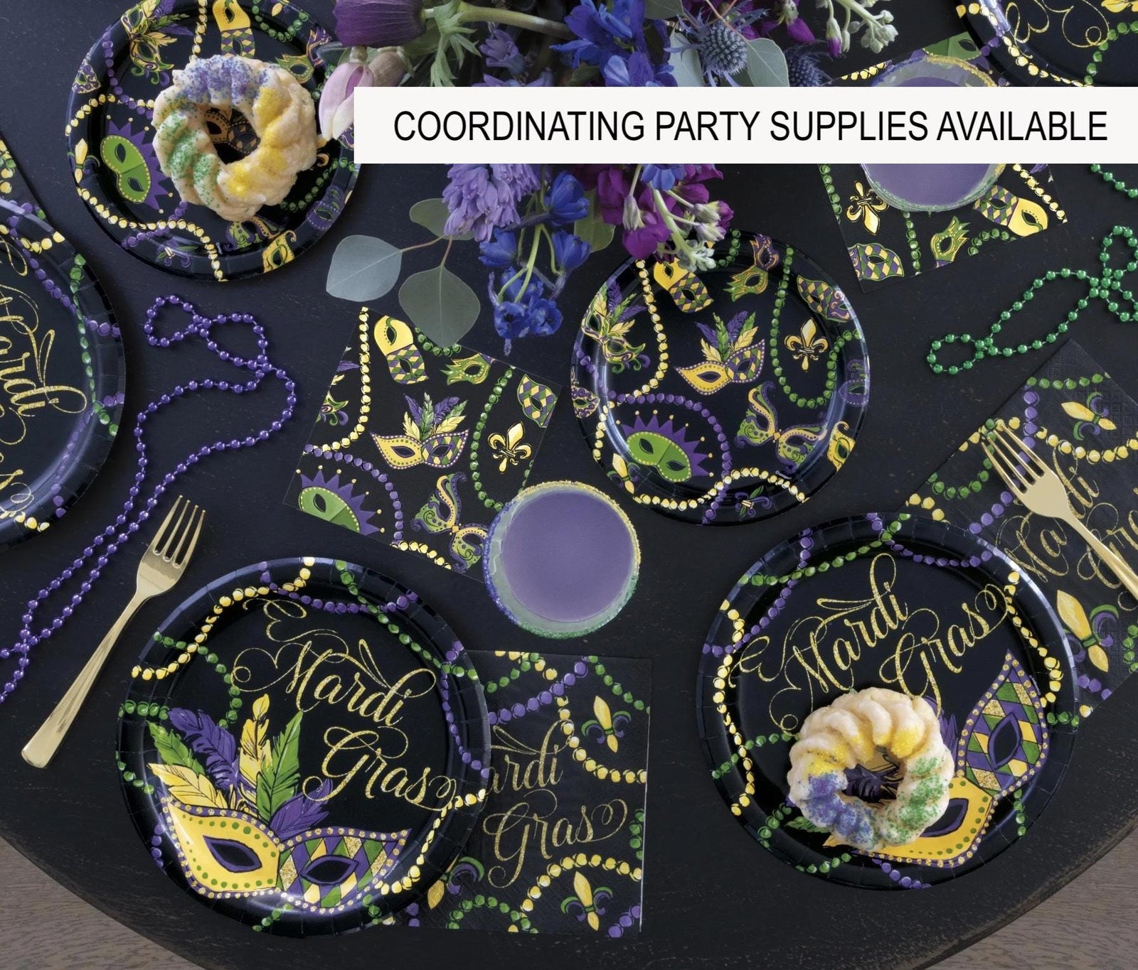 Mardi Gras Table Cover - Stesha Party