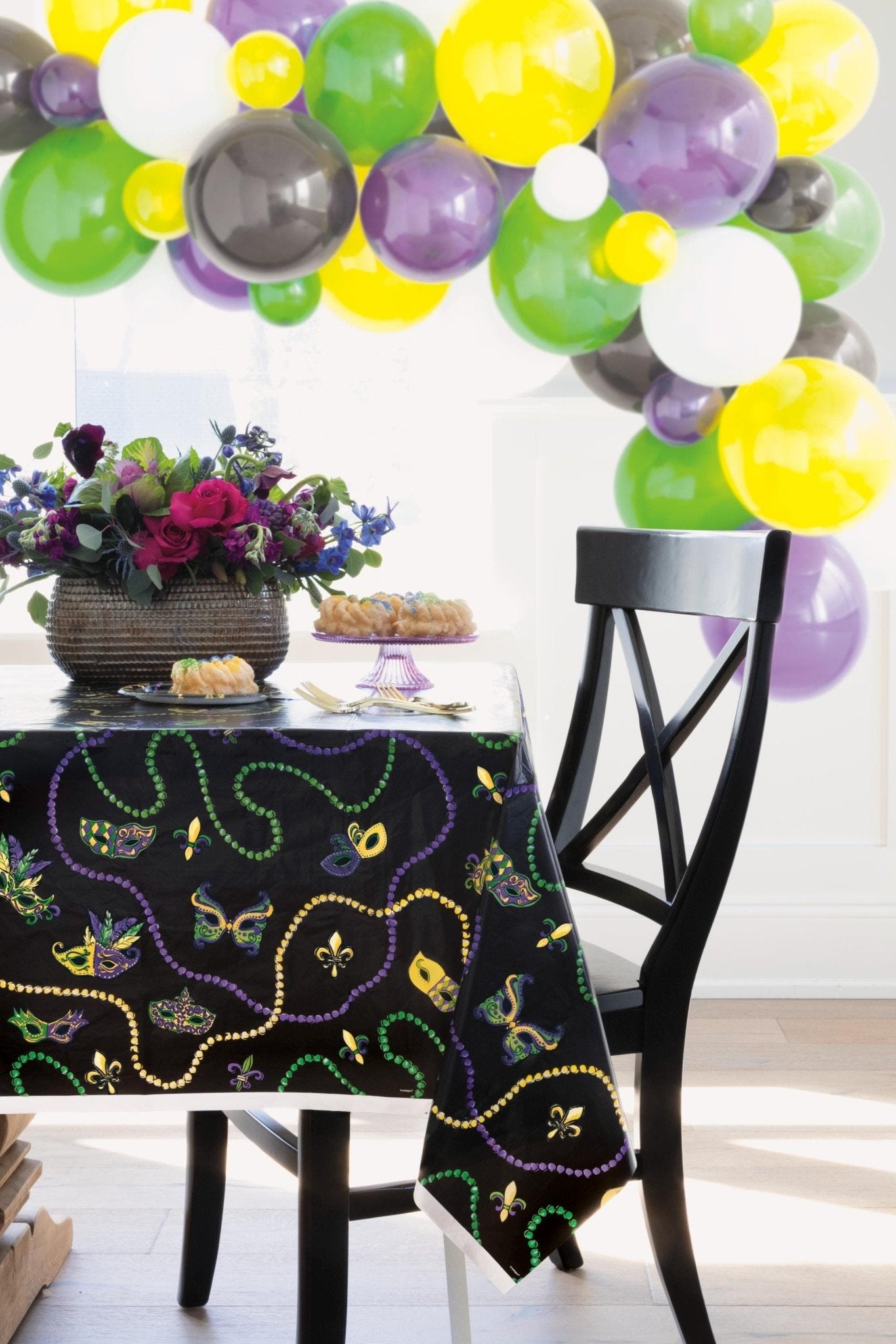 Mardi Gras Table Cover - Stesha Party